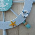 thumbnail image 3 of Wooden Ship Wheel, 28 Cm Nautical Boat Steering Wheel Decoration, 3 of 4