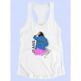 thumbnail image 3 of Jeans Jacket N Pink Tutu Racerback Tank Women -Image by Shutterstock, Female Medium, 3 of 4