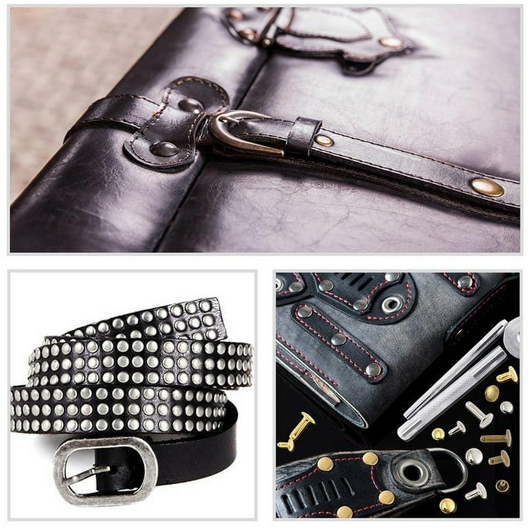 Metal Leather Rivets Tools Double Cap Rivet Studs Hollow Punch Fixing Spike  Rivets Dies Setter Craft Shoe Bag Belt Garment Mold - AliExpress