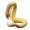 Gold, variant on Copper Snake Figurine Tea Pet Desktop Decoration Metal Snake Ornament for Tea Ceremony Table Decorations
