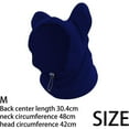 thumbnail image 3 of Dog Hooded WarWinter Pet Hat, Adjustable Wool Ear Cover Hood for Dogs, Cozy Cold Weather Pet Headwear for Outdoor Activities, Noise Comfort, Secure Fit for Small MediuPets, AKLJWH, 3 of 8