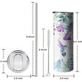 thumbnail image 6 of Hummingbird Tumbler-Hummingbird Gifts for Women,Bird gifts for Bird Lovers Women,Bird Watching Gifts-Gift Ideas,for Women-Hummingbirds Floral, 6 of 7