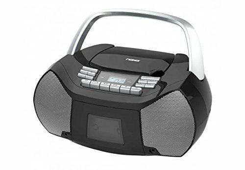 NAXA Electronics NPB-268 Portable CD/Cassette Boombox AM/FM Radio Player NEW 