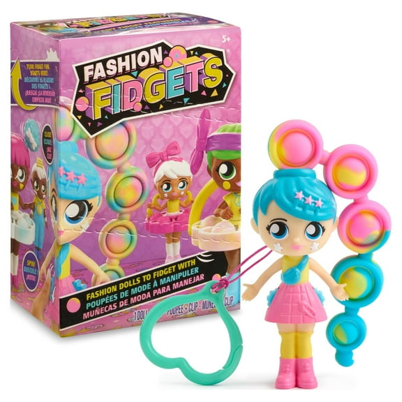 Fashion Fidgets - Collectible Fidget Doll by WowWee (1 Mystery Doll Included, Series 1)