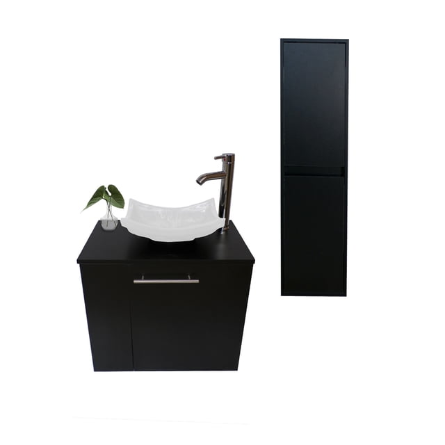 Combo De Gabinete Para Baño Lavamanos Y Monomando Derecho + Gabinete Organizador Garnier