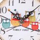 thumbnail image 2 of Reloj de pared de estilo búho de dibujos animados, reloj de pared de madera redondo silencioso, sala de estar, dormitorio, accesorio de decoración del hogar, regalos de Navidad Inevent JJ15751-05, 2 of 4