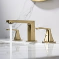 thumbnail image 4 of Rbrohant 8 in. Widespread Double-Handle Bathroom Sink Faucet Brushed Gold Brushed, 4 of 5