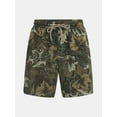 thumbnail image 3 of No Boundaries Men's & Big Men's Solid and Printed Mesh Shorts, Sizes XS-5XL, 3 of 5