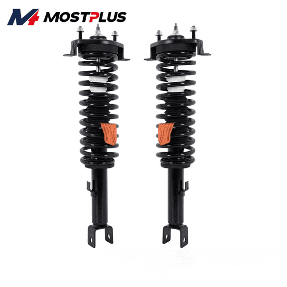 MOSTPLUS Pair Rear Struts w/Coil Springs for 2001-2006 Chrysler Sebring Dodge Stratus