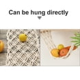 thumbnail image 4 of Troglfold fruit hammock Handwoven Kitchen Hanging Basket for Vegetables and Fruits,11.81"X19.69"X1.18", 4 of 10