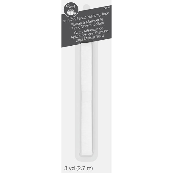 Dritz Cuidado de la Ropa 82630 Cinta para Marcar Telas con Plancha, 3 Yardas