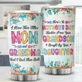 thumbnail image 2 of I Have Two Titles Mom And Grandma Mothers Day Tumbler Flower Floral Print Coffee Cup 20 Oz Insulated Funny Saying Mug Christmas Birthday Gifts For Grandmother From Grandson, 2 of 6