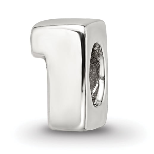 925 Sterling Silver Charm For Bracelet Kids Number 1 Bead Kid Line