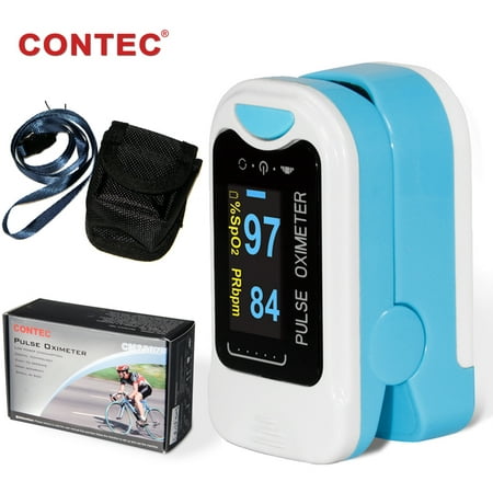 OLED Finger tip Pulse Oximeter Blood Oxygen Monitor CONTEC (Best Bluetooth Pulse Oximeter)