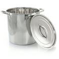 thumbnail image 2 of Gibson Everyday Whittington 16-Quart Stainless Steel Stock Pot with Lid, Silver, Mirror Polish Finish, 2 of 4