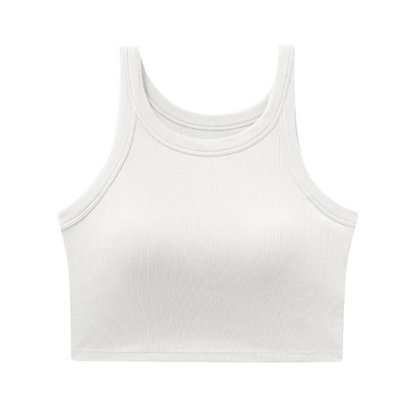 Mingw No Boundaries Basic Tank Top for Women Classic Fit Sexy Short Tank Top Sleeveless Cooling Summer Essential Lounge Underwear Available in Muiti Color