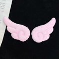 thumbnail image 3 of La niña pincha el broche con alas de ángel - Rosa - 2 pares, 3 of 5