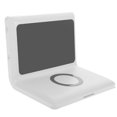 thumbnail image 3 of 1 pieza de cargador inalámbrico multiusos, base para teléfono, reloj, cargador de teléfono inteligente (blanco), 3 of 5