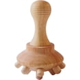 thumbnail image 2 of Wooden Mushroom Therapy Wood Massager Manual Massage Tools Wooden Mushroom Therapy Tool Wooden Massager For Body Shaping, Suitable For Neck, Back, Hea, 2 of 3
