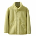 thumbnail image 2 of Boys Fleece Jacket Winter Coat Boys Long Sleeve Lightweight Zip Up Fuzzy Jacket Baby Girl Coats 3-4 Years, 2 of 8