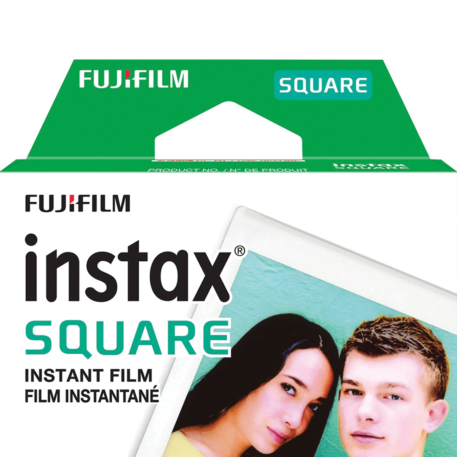 FUJIFILM instax SQUARE Film, 10 Sheets, 2 Pack