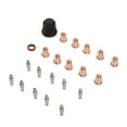 thumbnail image 3 of 22Pcs Plasma Cutter Nozzle Tips Plasma Electrode Tips Plasma Torch Nozzle Tip Consumable Electrode Nozzle Shield Cup Torch Cutting Accessory, 3 of 8