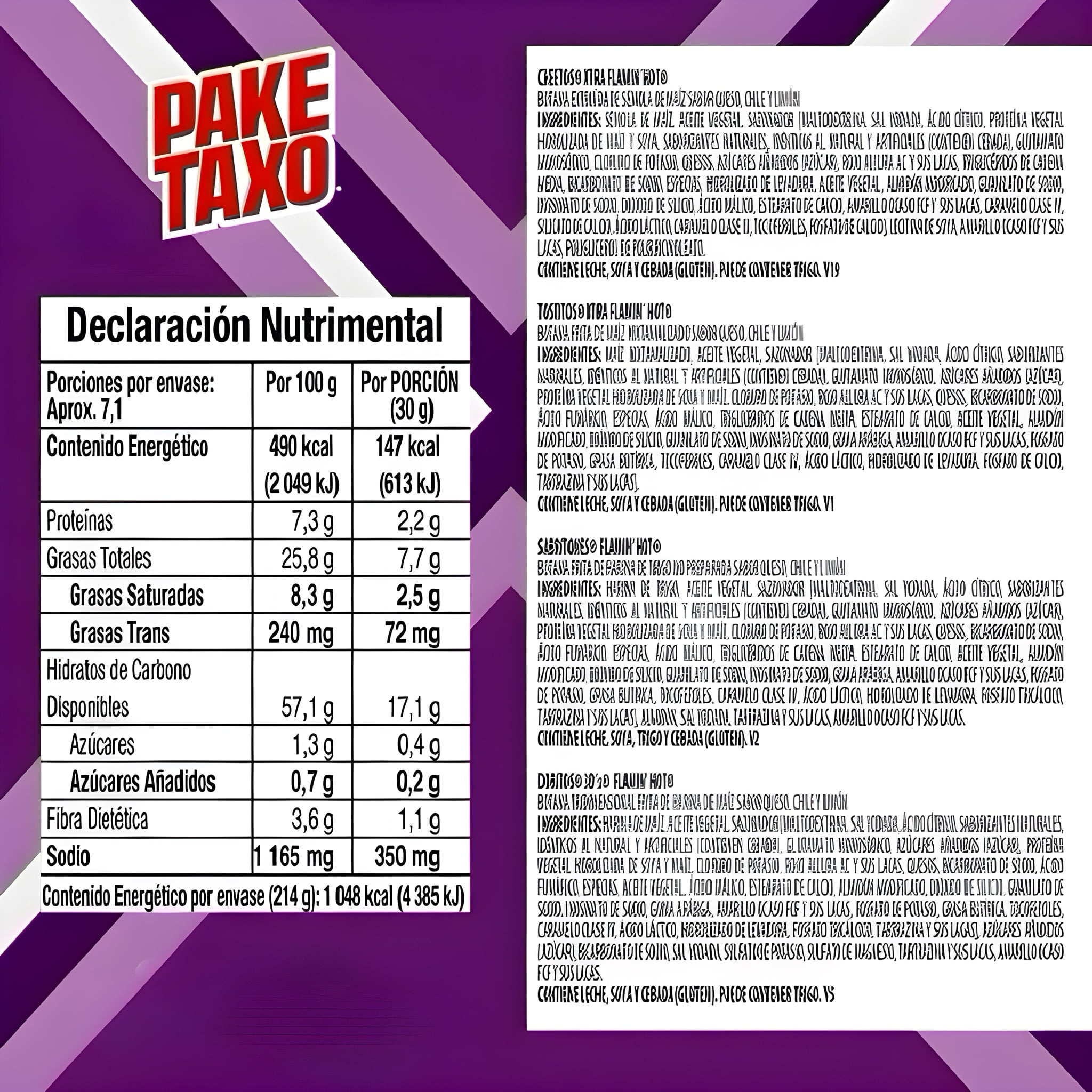 Paketaxo Xtra Flamin' Hot