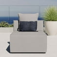 thumbnail image 2 of Sofa Middle Chair, Fabric, Grey Gray, Modern Contemporary Urban Design, Outdoor Patio Balcony Cafe Bistro Garden Furniture Hotel Hospitality, 2 of 7