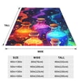 thumbnail image 3 of Cauagu Colorful Potion Bottles Magic Pattern Flannel Bed Blankets,Fleece Blanket Comfortable Air Conditioning Blanket for Sofa Bed Travel Couch & Living Room -50"x40", 3 of 8