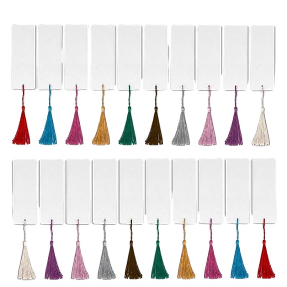 Cateissary 96 unids/set funcional decoración de libros amantes de los libros y estudiantes marcapáginas con borlas fácil de usar para cartulina