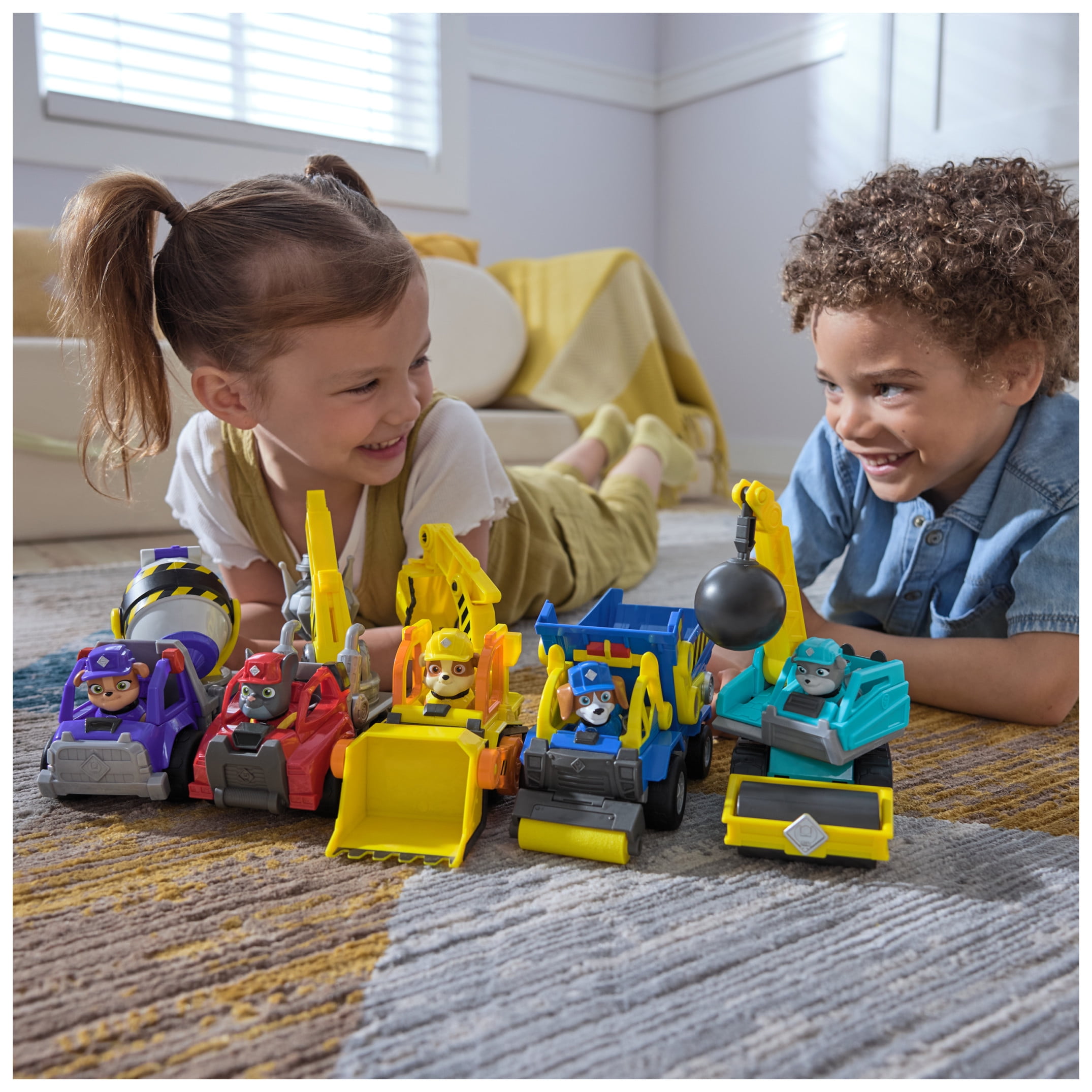 PAW Patrol, Rubble & Crew Motor Mega Hammer Vehicle and Figure, for Ages 3 and up