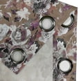 thumbnail image 4 of Ambesonne Roses Grommet Curtain, Vintage Art Blossoms Romantic, 50"x84", Cocoa Grey and Mauve Taupe, 4 of 5