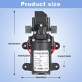 thumbnail image 2 of Bomba de agua de 12 V, conector de alta presión de 20 mm, bomba de diafragma autoaspirante para autocaravana, caravana, barco, jardín Kuyhfg Bienvenido a Kuyhfg, 2 of 5