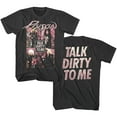 thumbnail image 1 of Poison Dirty To Me Logo Rose Groupe Photo Carrés American Classics T-Shirt Adulte, 1 of 3