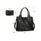 thumbnail image 5 of Bolsas Para Mujer De Cuero Pu Bandoleras Para Mujer De Moda Color Negro, 5 of 5