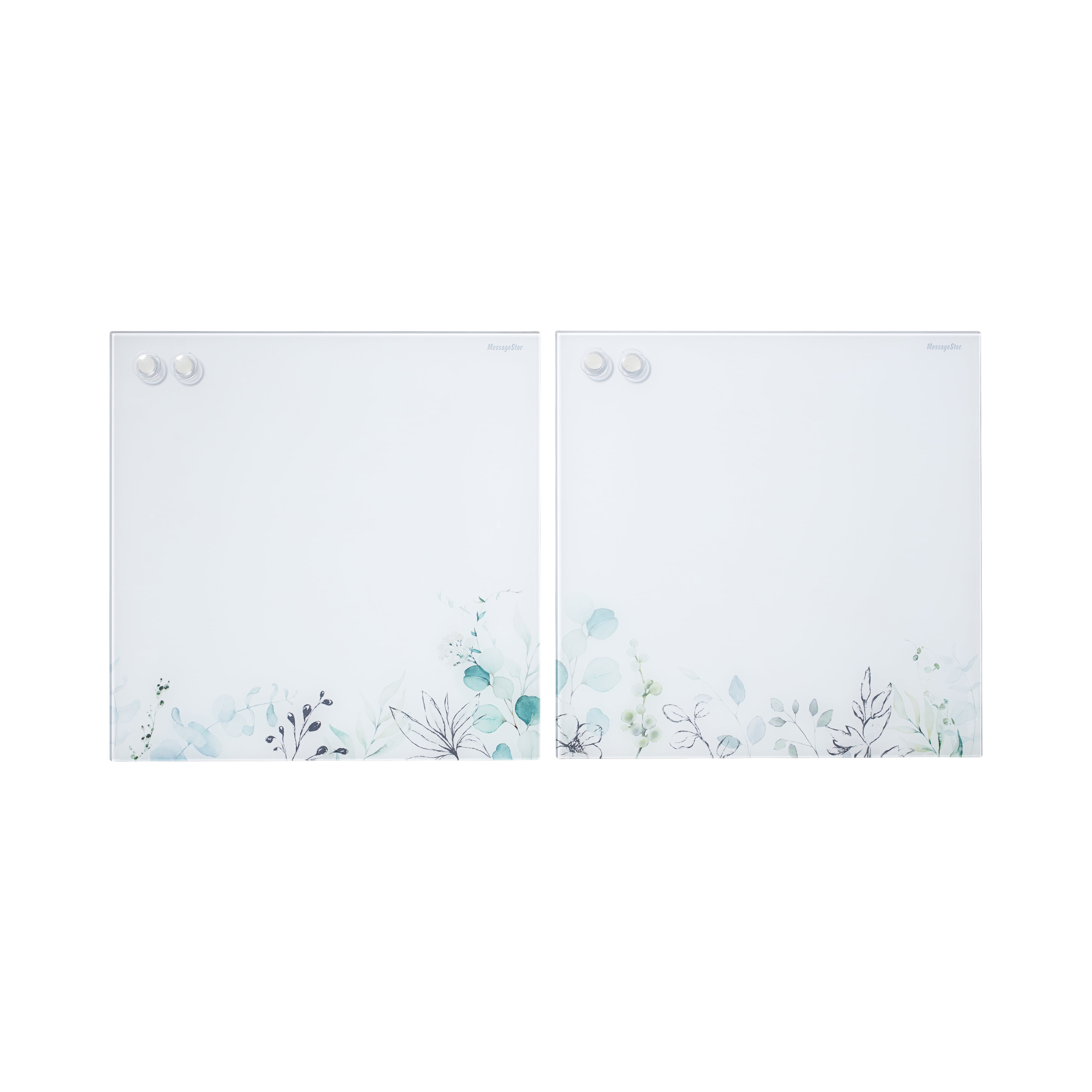 ECR4Kids MessageStor DryErase Glass Board with 17