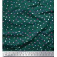 thumbnail image 1 of Soimoi Silk Fabric Texture & Triangle Geometric Print Fabric by The Yard 42 Inch Wide, 1 of 3