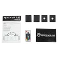 thumbnail image 3 of 2 Rockville 6.5" LED Swivel Black Marine Wakeboard+Coaxial Speakers+Receiver+Amp, 3 of 31