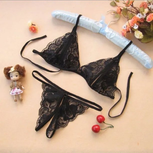 Conjuntos exóticos de lencería Sexy para mujer, bragas de sujetador y 3 piezas, ligas de encaje, disfraces exóticos, Babydolls, conjunto de lencería transparente S-XL