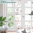 thumbnail image 4 of Yayeee Window Curtains Light Filtering 63"x42" Grommet Panel Pair Home Living Room Decor, Ghost Design, 4 of 7