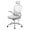 White, variant on Office Chair, Ergonomic Computer Desk Chair with Flip-up Armrests, Comfy Mesh with Adjustable Lumbar Support, Black