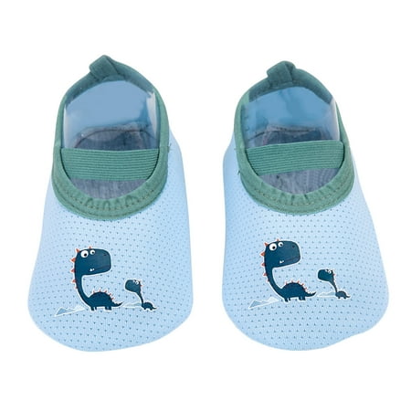 

6-12 Months Socks Shoes For Newborn Infant Girls Boys Spring Summer Baby Socks Floor Socks Anti-skid Cool Insulation Indoor Soft Soled Shoes Socks Light Blue