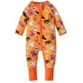 thumbnail image 2 of WIBACKER Halloween Cotton Baby Convertible Footie Pajamas, Sleep and Play Footless Zipper Sleeper for Unisex Baby Boys Girls 3-6M, 2 of 11