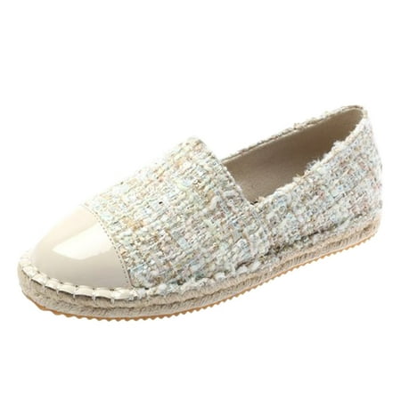 

Casual Shoes for Women Fashion Women S Spring And Summer Flat Casual Comfortable Fisherman Loafers Shoes Women Casual Shoes Pu Beige 41