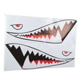 Shark Mouth Teeth Decal Lightweight Car Exterior Side Door Sticker for