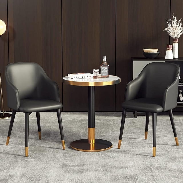 Mesa De Centro Nòrdica, Coffe Luxury, Para Muebles, Mesa Auxiliar Redonda Tipo Mármol.