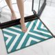 thumbnail image 5 of Alfombrilla de baño antideslizante, suave, de microfibra, absorbente de agua, lavable a máquina, 40 x 60 cm, turquesa, 5 of 5