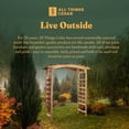 thumbnail image 5 of All Things Cedar PA96 6-Ft Garden Wooden Traditional Archway Pagoda Arbor - 71L x 35W x 87, 5 of 9