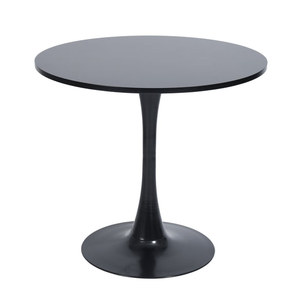 Mesa de Comedor HOMEMAKE FURNITURE Redondo 80cm Negro