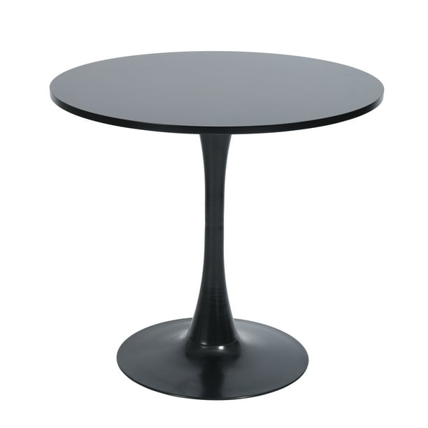 Mesa de Comedor HOMEMAKE FURNITURE Redondo 80cm Negro